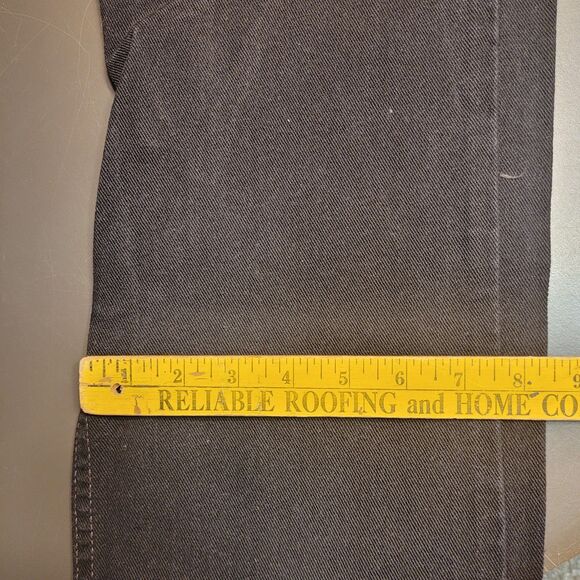 Levis 505 Jeans Mens 33x30 Black Denim LOOKS NEW Regular Fit Straight Leg 2001 - Picture 7 of 9